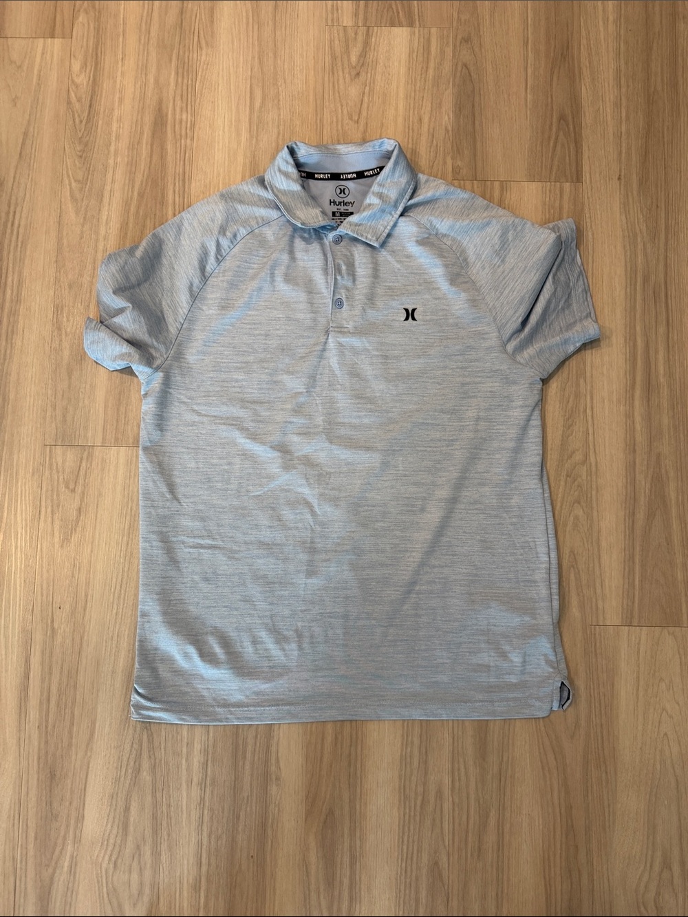 Hurley Men's Heather Sky Blue Polo